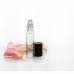 SET-Roll-on bottle, 5 ml, transparent, glass with black cap and ball SET-Roll-on bottle, 5 ml, transparent, glass with black cap and ball